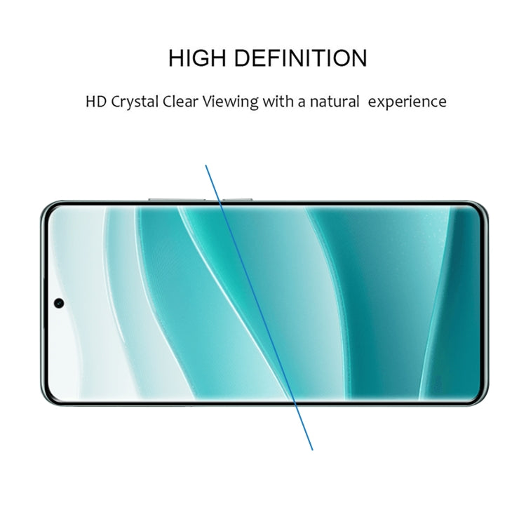 For Redmi Note 14 Pro 5G 9H HD 3D Curved Edge Tempered Glass Film - Black