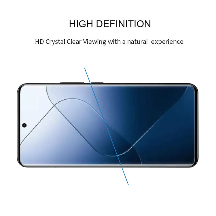 For Xiaomi 15 Pro / 15S Pro 9H HD 3D Curved Edge Tempered Glass Film - Black