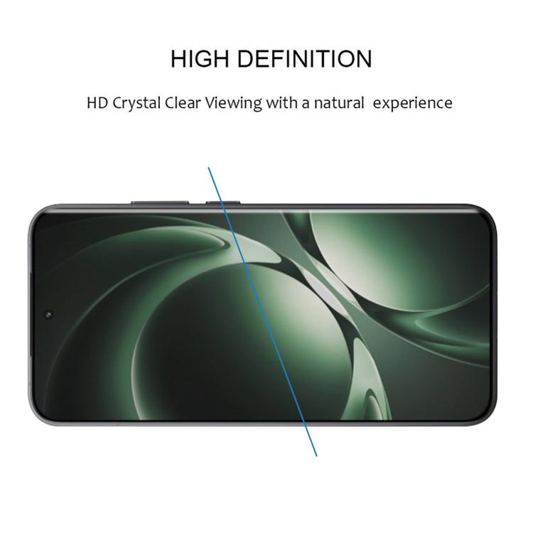 For Redmi K80 Ultra 9H HD 3D Curved Edge Tempered Glass Film - Black