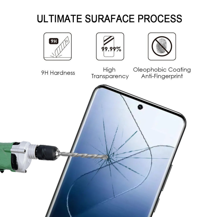 For Xiaomi 15 Pro / 15S Pro 25pcs 9H HD 3D Curved Edge Tempered Glass Film - Black