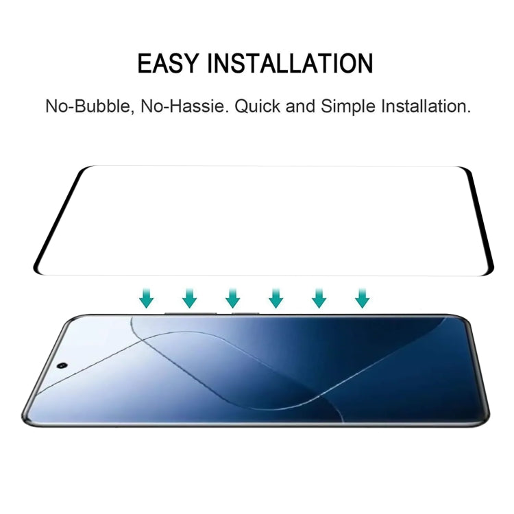 For Xiaomi 15 Pro / 15S Pro 25pcs 9H HD 3D Curved Edge Tempered Glass Film - Black