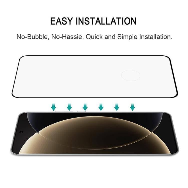 For Xiaomi 15 Ultra 25pcs 9H HD 3D Curved Edge Tempered Glass Film - Black