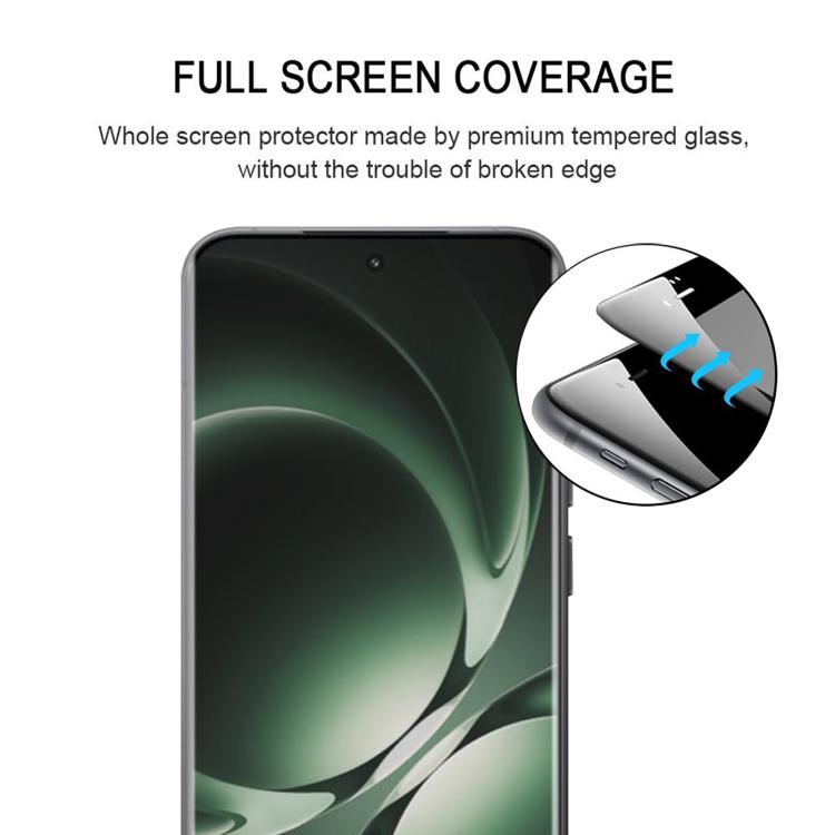 For Redmi K80 Ultra 25pcs 9H HD 3D Curved Edge Tempered Glass Film - Black