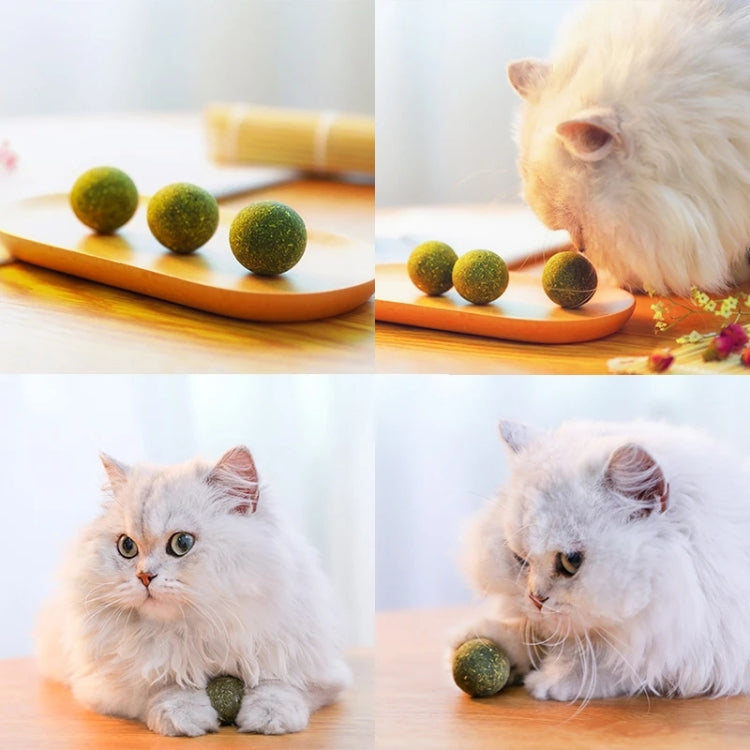 5pcs Pet Snack Hair Removal Ball Cat Mint Ball