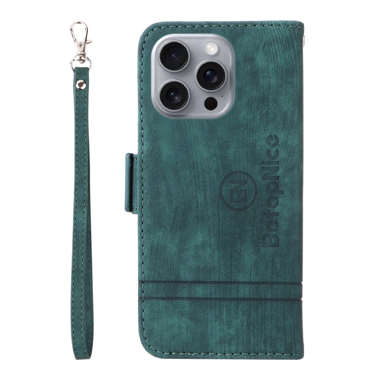 For iPhone 16 Pro Max BETOPNICE Dual-side Buckle Leather Phone Case