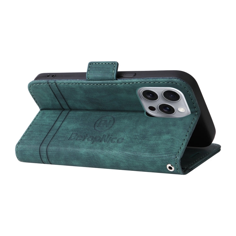 For iPhone 16 Pro Max BETOPNICE Dual-side Buckle Leather Phone Case