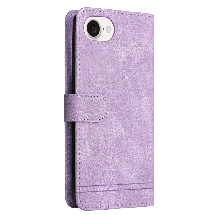 For iPhone 17e / 16e Skin Feel Life Tree Leather Phone Case