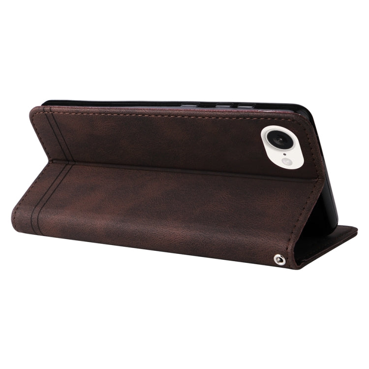 For iPhone 17e / 16e Skin Feel Life Tree Leather Phone Case
