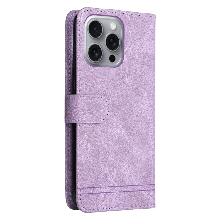 For iPhone 16 Pro Max Skin Feel Life Tree Leather Phone Case