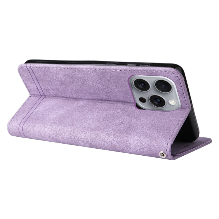 For iPhone 16 Pro Max Skin Feel Life Tree Leather Phone Case