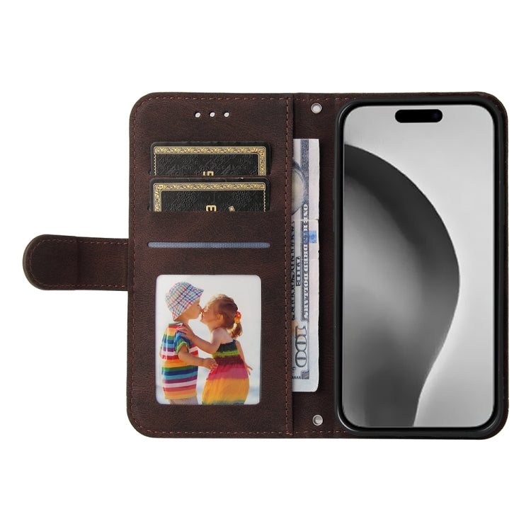 For iPhone 16 Pro Max Skin Feel Life Tree Leather Phone Case