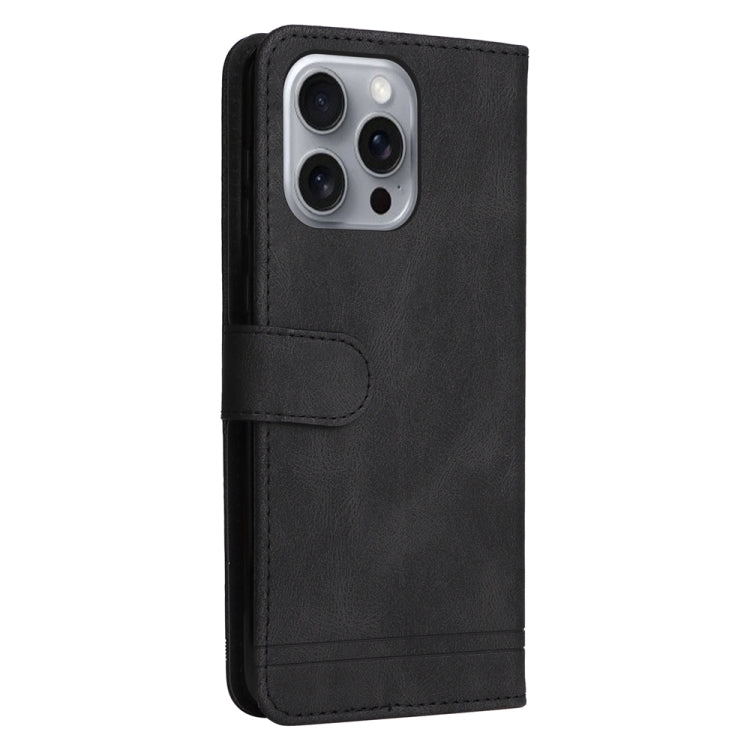 For iPhone 16 Pro Max Skin Feel Life Tree Leather Phone Case