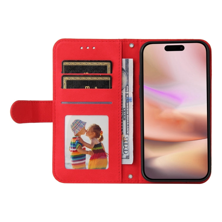 For iPhone 16 Plus Skin Feel Life Tree Leather Phone Case