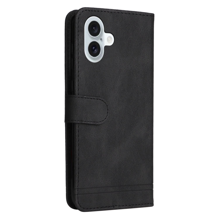For iPhone 16 Plus Skin Feel Life Tree Leather Phone Case