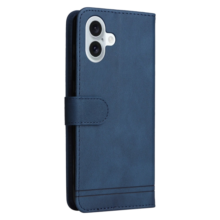 For iPhone 16 Plus Skin Feel Life Tree Leather Phone Case