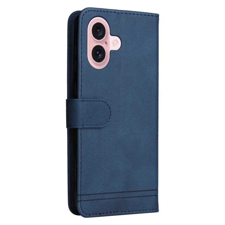 For iPhone 16 Skin Feel Life Tree Leather Phone Case