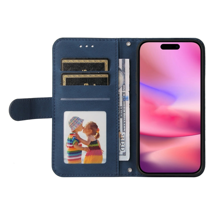 For iPhone 16 Skin Feel Life Tree Leather Phone Case