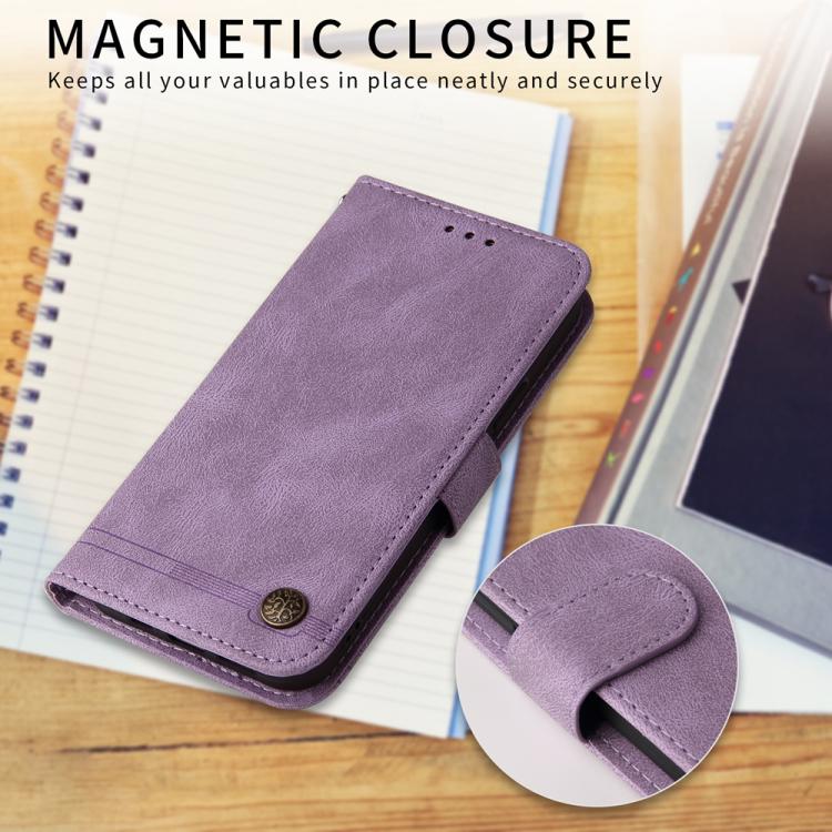 For iPhone 17 Skin Feel Life Tree Leather Phone Case