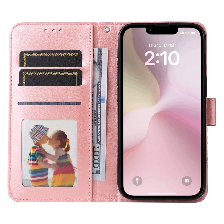 For iPhone 17e / 16e Embossed Sunflower Leather Phone Case