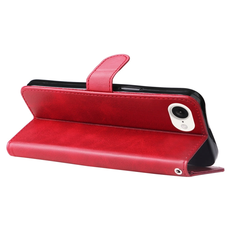 For iPhone 17e / 16e Fashion Calf Texture Zipper Leather Phone Case