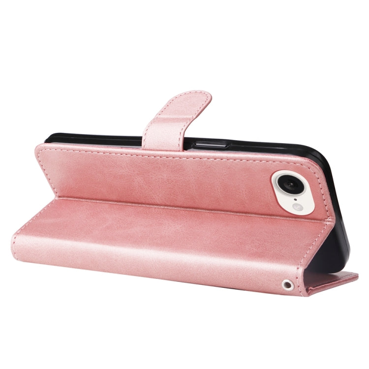 For iPhone 17e / 16e Fashion Calf Texture Zipper Leather Phone Case