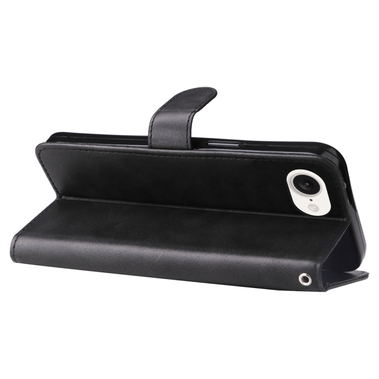 For iPhone 17e / 16e Fashion Calf Texture Zipper Leather Phone Case