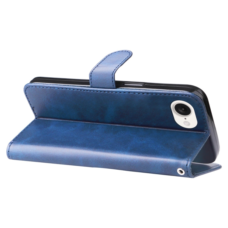 For iPhone 17e / 16e Fashion Calf Texture Zipper Leather Phone Case