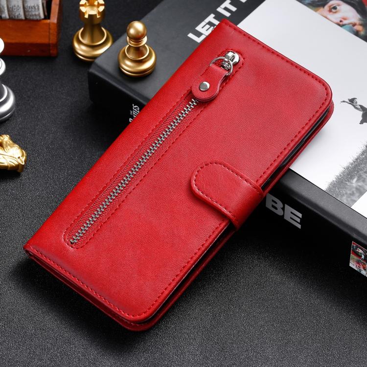 For iPhone Air Fashion Calf Texture Zipper Leather Phone Case