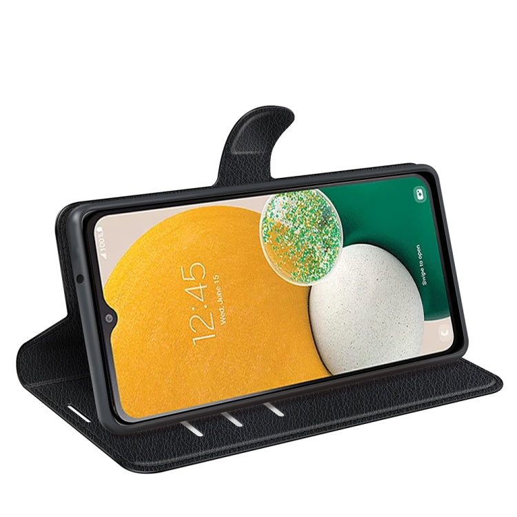 For Samsung Galaxy A14 5G Litchi Texture Horizontal Flip Phone Case with Holder