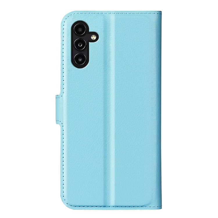 For Samsung Galaxy A14 5G Litchi Texture Horizontal Flip Phone Case with Holder