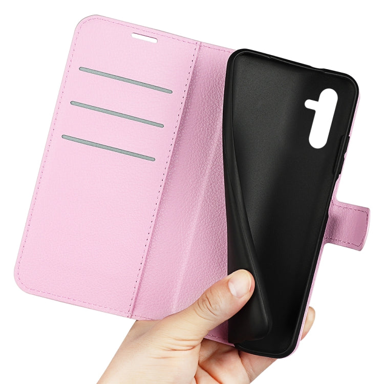 For Samsung Galaxy A14 5G Litchi Texture Horizontal Flip Phone Case with Holder