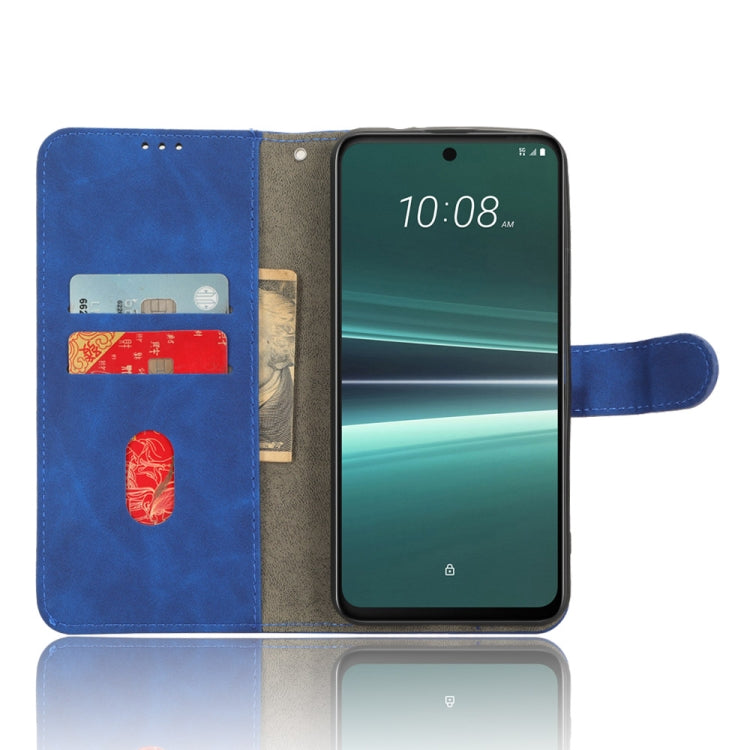 For HTC U23 Pro Skin Feel Magnetic Flip Leather Phone Case