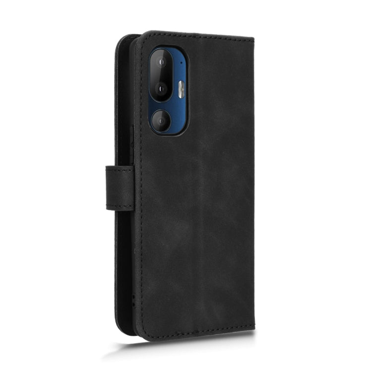 For HTC U24 Pro Skin Feel Magnetic Flip Leather Phone Case