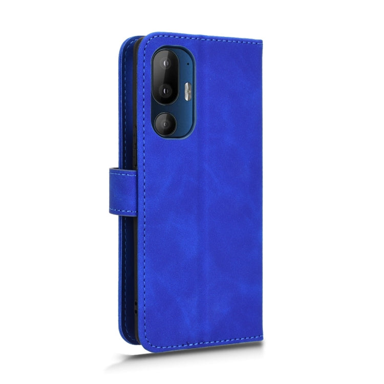 For HTC U24 Pro Skin Feel Magnetic Flip Leather Phone Case