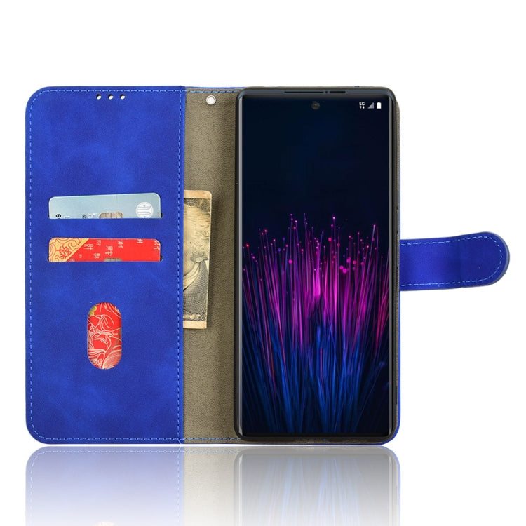 For HTC U24 Pro Skin Feel Magnetic Flip Leather Phone Case