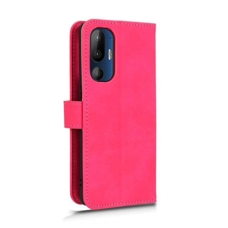 For HTC U24 Pro Skin Feel Magnetic Flip Leather Phone Case