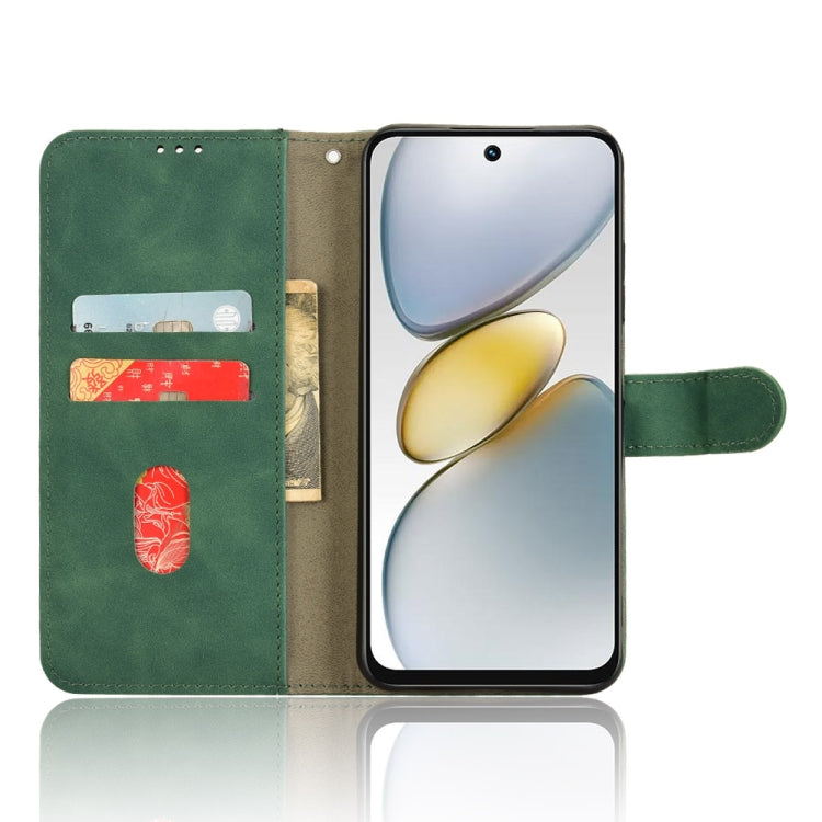 For Tecno Pop 9 Skin Feel Magnetic Flip Leather Phone Case