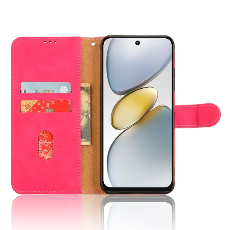 For Tecno Pop 9 Skin Feel Magnetic Flip Leather Phone Case
