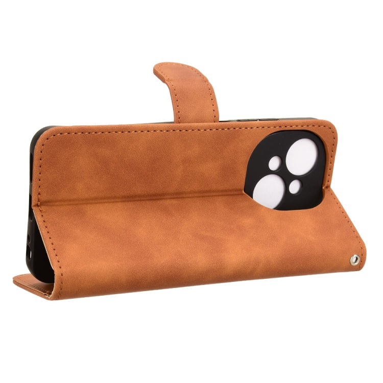 For Tecno Pop 9 Skin Feel Magnetic Flip Leather Phone Case