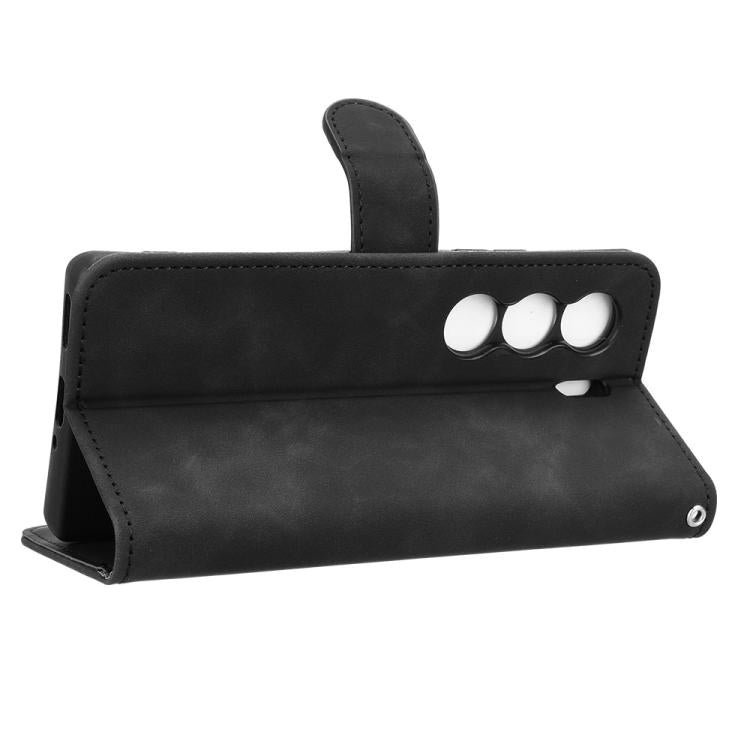 For Tecno Camon 40 Skin Feel Magnetic Flip Leather Phone Case