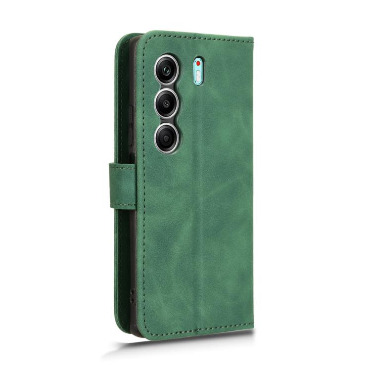 For Tecno Camon 40 Skin Feel Magnetic Flip Leather Phone Case