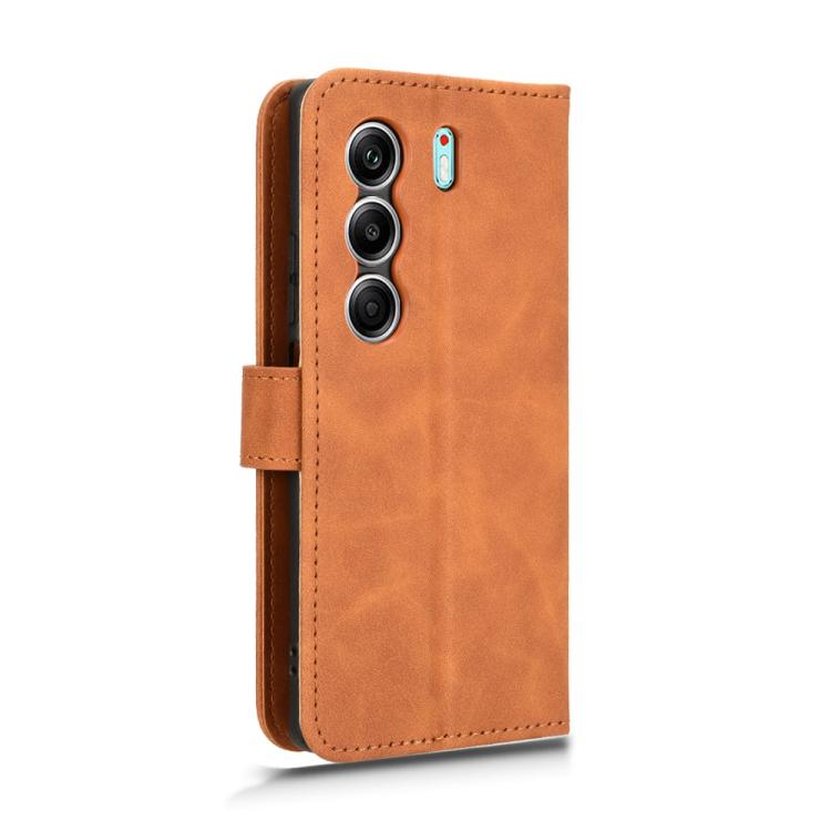 For Tecno Camon 40 Skin Feel Magnetic Flip Leather Phone Case