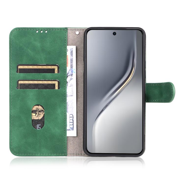 For Tecno Camon 40 Premier Skin Feel Magnetic Flip Leather Phone Case