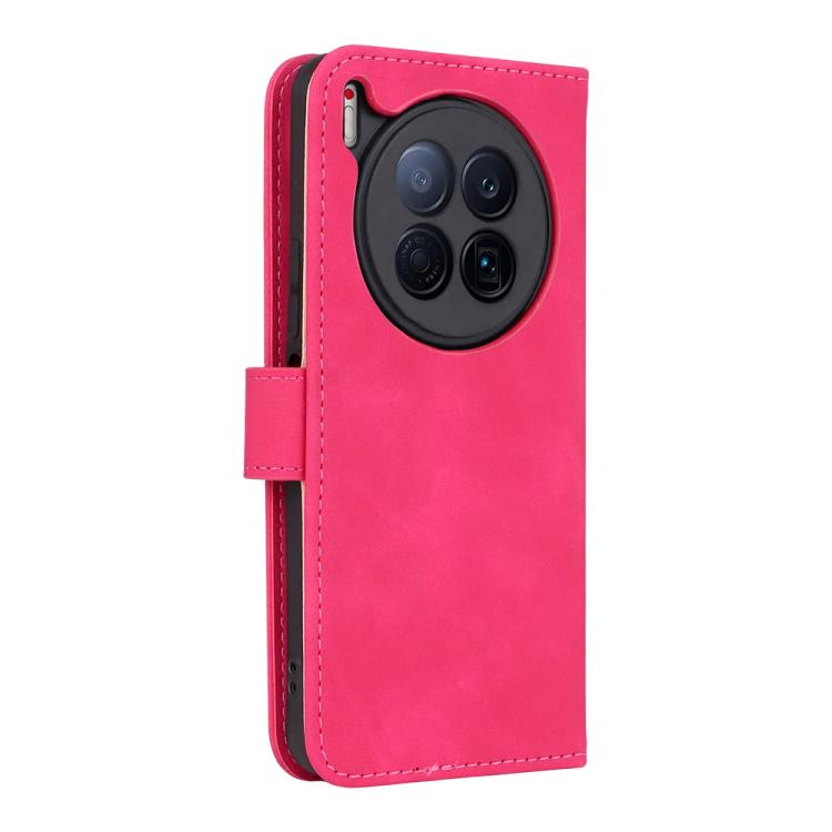 For Tecno Camon 40 Premier Skin Feel Magnetic Flip Leather Phone Case