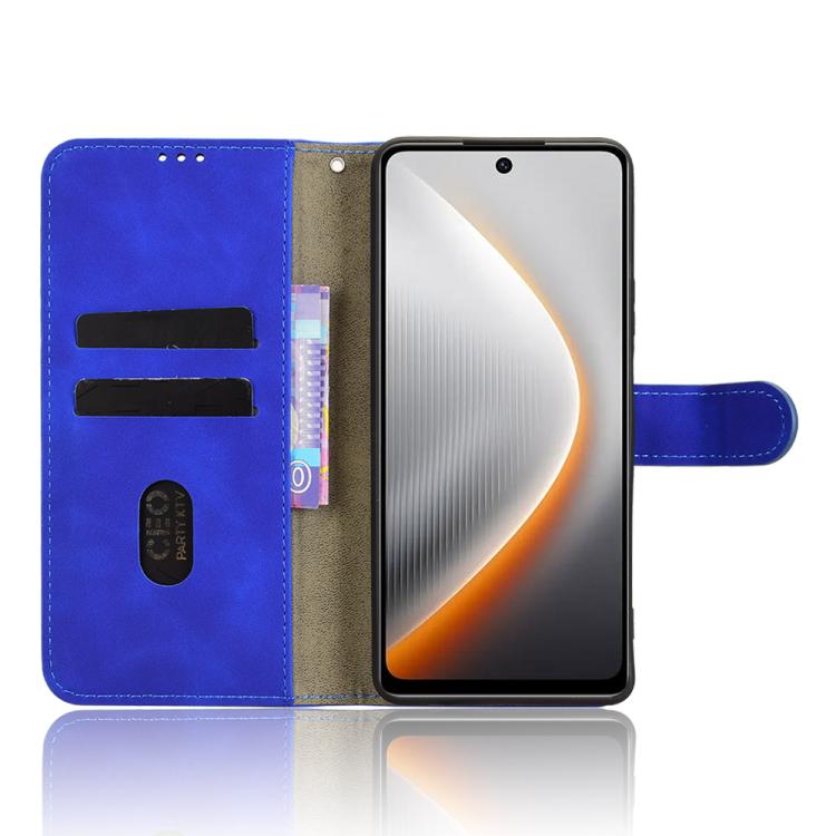 For Tecno Pova 7 5G Skin Feel Magnetic Flip Leather Phone Case