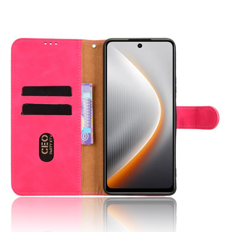 For Tecno Pova 7 5G Skin Feel Magnetic Flip Leather Phone Case