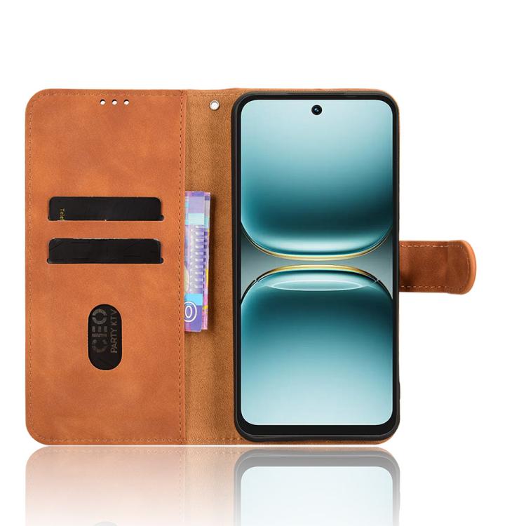 For Tecno Spark Go 2 4G Skin Feel Magnetic Flip Leather Phone Case