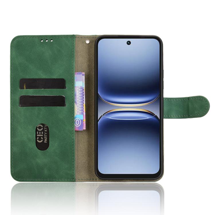 For Tecno Spark 40 4G Skin Feel Magnetic Flip Leather Phone Case