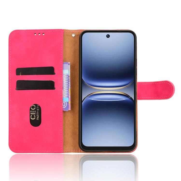For Tecno Spark 40 4G Skin Feel Magnetic Flip Leather Phone Case
