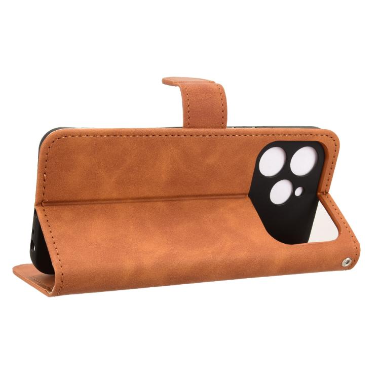For Tecno Spark 40 4G Skin Feel Magnetic Flip Leather Phone Case